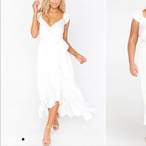 COPY - Show Me Your Mumu Samantha Ruffled Wrap Dress NWT